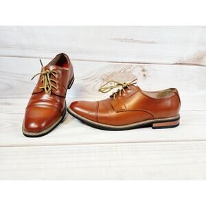 Bruno Marc Men's Leather Oxfords Formal Dress Shoes - Prince-6 Mens Size 8.5